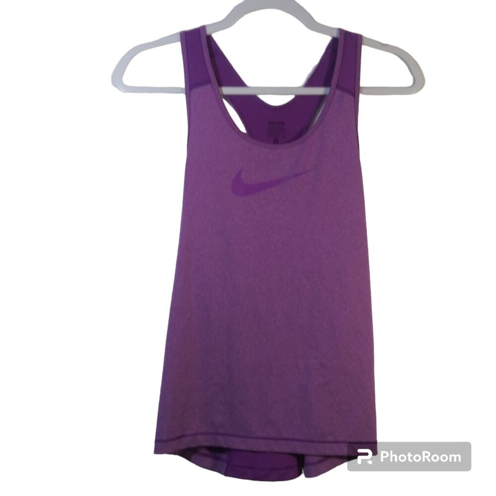 NIKE PRO COOL TANK PURPLE RACERBACK SIZE M